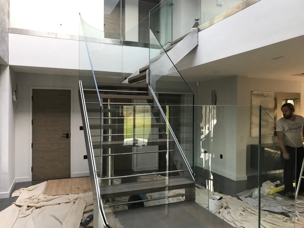 Custom built staircase