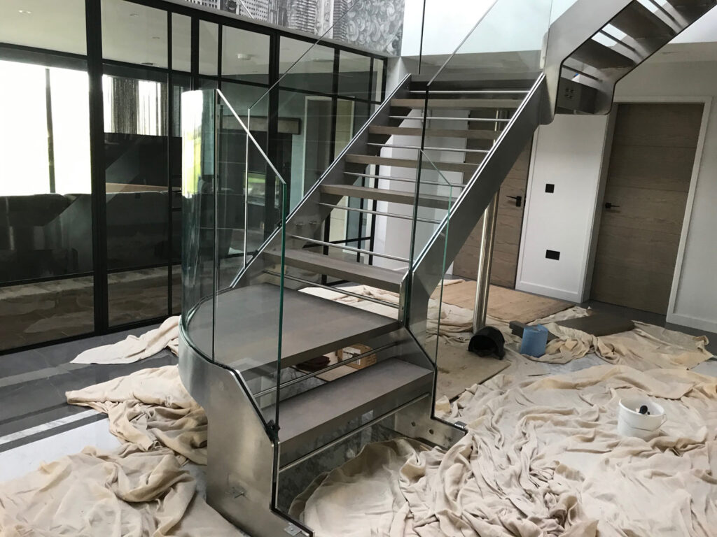 Custom built staircase